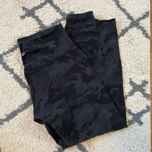 Black camo align lululemon leggings